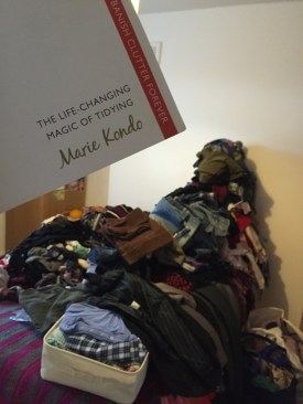 All the clothes: Ready to begin the process.